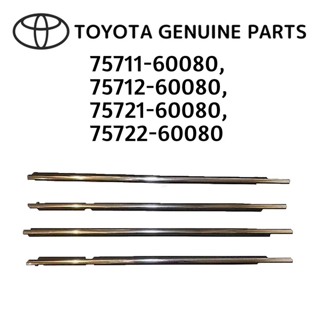 OEM TOYOTA GENUINE Lexus Moulding Doors Belt GX470 Front ＆ Rear Set of