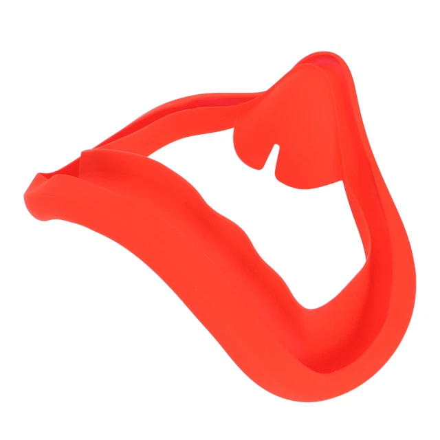 (red)Molaika VR Glasses Silicone Eye Mask Breathable Skin Friendly VR Silicone