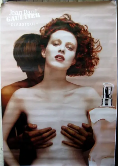 Jean Paul GAULTIER - Affiche Parfum "Classique" Année 2003 Ft Abribus 120x180 cm