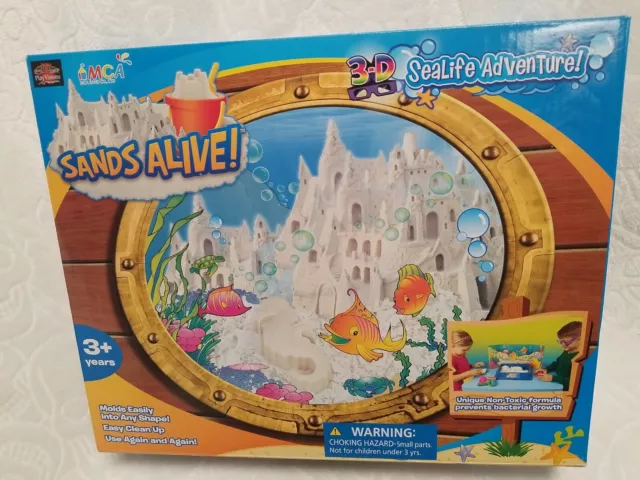 Sands Alive! "Sealife Adventure"  Set Non Toxic By Play Visions NIB