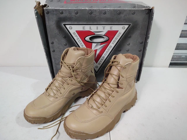 Oakley Elite Special Forces Standard Issue Assault Boots 6" Tan USMC MARSOC