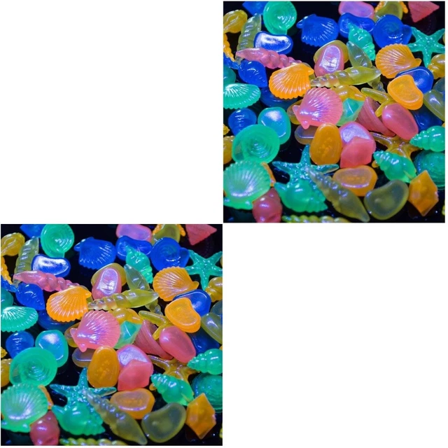 200 Pcs Galets Lumineux Ornement De Jardin Pierre Lumineuse