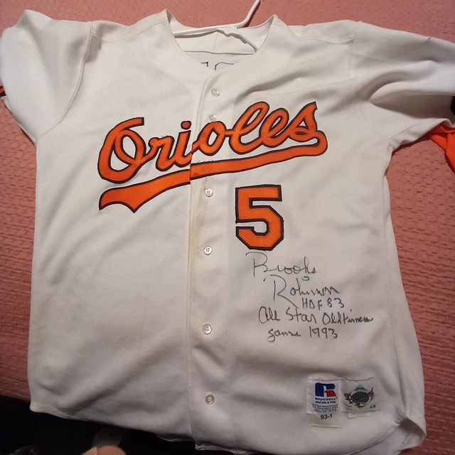 Brooks Robinson game used 1993 all star game jersey/pants old timers game  COA