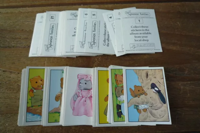 Panini Sylvanian Families Stickers from 1988 - VGC! - Pick The Stickers You Need