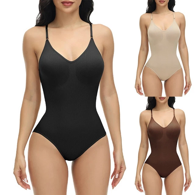 Tuta Donna Body Donna Cinturino Spaghetti Controllo Pantummia Scultura Perizoma