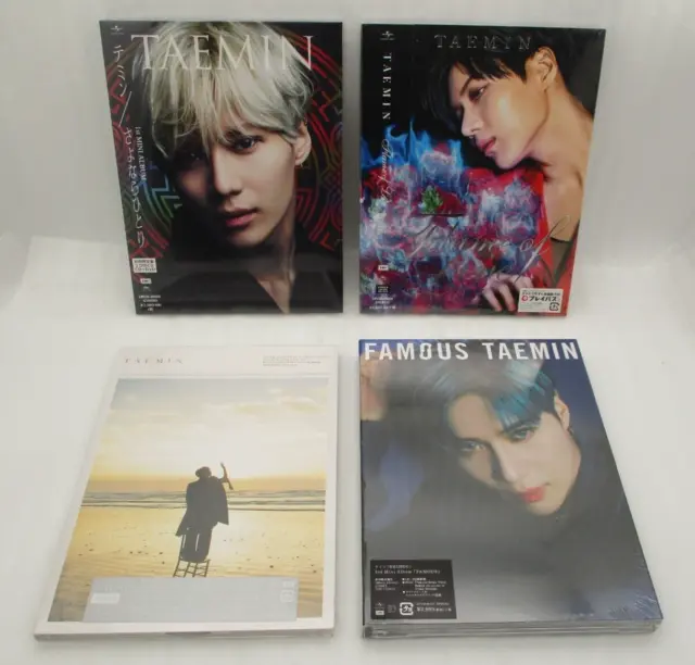 [Ungeöffnet] Taemin CD & DVD Sayonara Hitori Flame Of Love Taemin Famous 4CDs