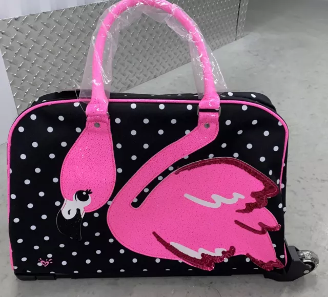 NEW Flamingo Carry On Luggage Collection 2 Roller Duffle Bag Justice Weekender