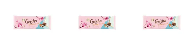 3 x Geisha Milk Chocolate With Caramel & Sea Salt, 1.8 oz. (50 g.)