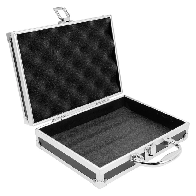 Estuche de transporte de mango portátil de aleación de aluminio caja de herramientas multifuncionales con