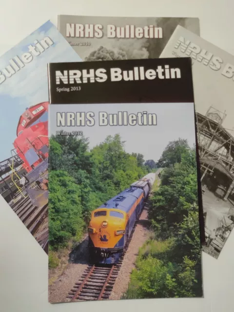 National Railway Historical Society NRHS Bulletin Magazine Lot of 5 2010-2014