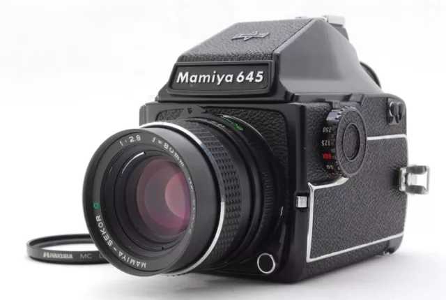 [Near MINT W/ Filter] Mamiya M645 1000S Prism Finder Sekor C 80mm f/2.8 JAPAN
