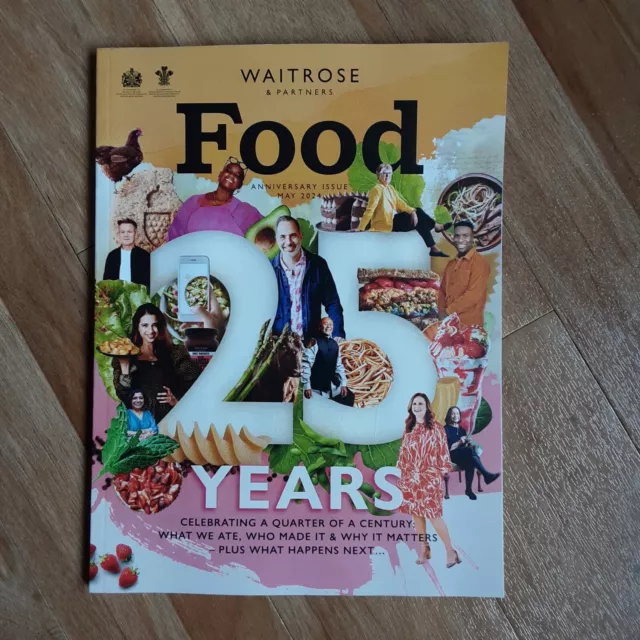 WAITROSE FOOD MAGAZINE May 2024 Anniversary Issue 25 Years EUR 1,16 PicClick IT