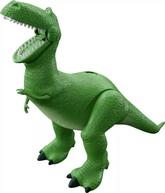 Pixar Toy Story Rex Action Figure, Roarin' Laughs Talking Dinosaur