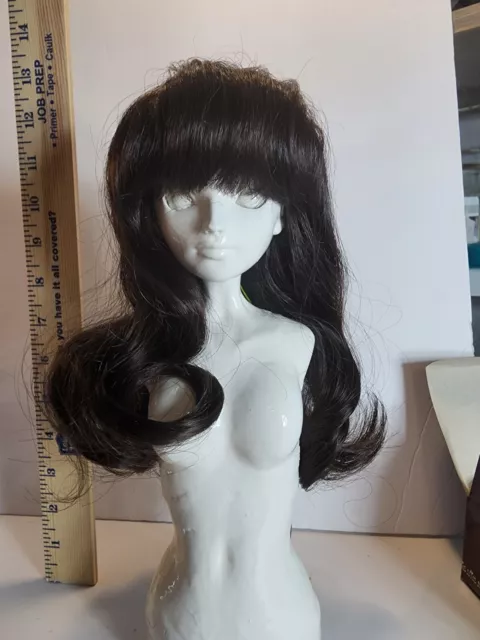 Monique Collection Doll Wig Model Denise Dark Brown Bangs 10-11 1644