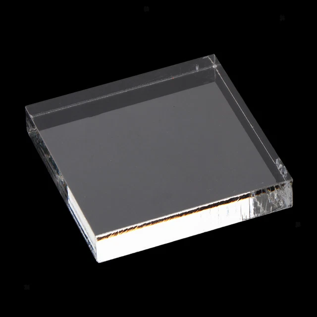 Square Acrylic Block Stamp Block Stamping Tools for DIY Crafts 5x5cm