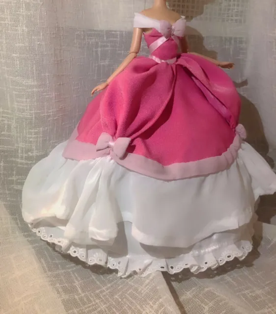 Cinderella pink dress for dolls 17" and for  classic doll 3