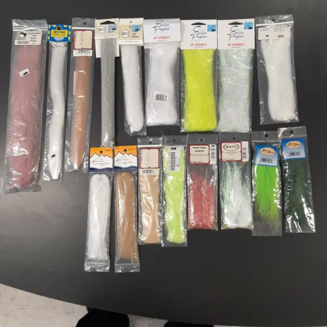 FLY TYING MATERIALS lot pre owned $22.50 - PicClick