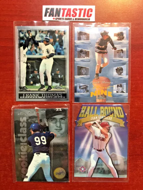 1998 Topps Chrome Baseball Card YOU PICK Base, Inserts etc
