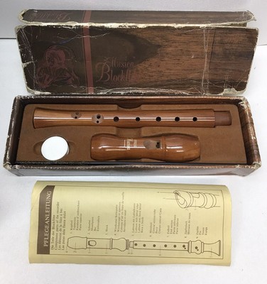 Sopran Concert Poirier Nr 9501 Avec HOHNER Vintage HOHNER Flûte à Bec C 