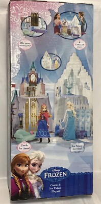 Disney Frozen Castle & Ice Palace Playset, 2 Castles In 1,10+ pcs. + Olaf 3