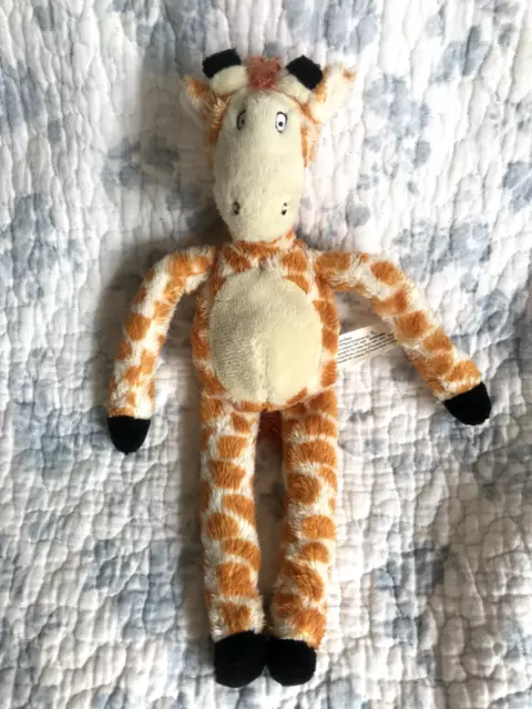 GIRAFFES CANT DANCE Gerald giraffe soft toy story book character Giles