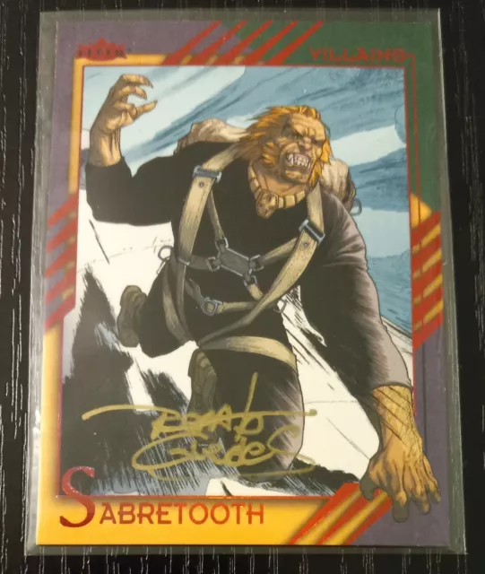 Sabretooth 2015 Marvel Fleer Retro Autograph Renato Guedes #51