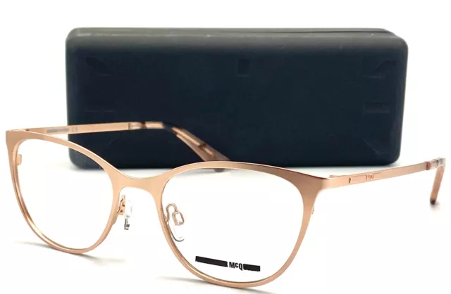 New Mcq Alexander Mcqueen Mq0295Op 003 Gold Authentic Eyeglasses 50-18 140 W/C