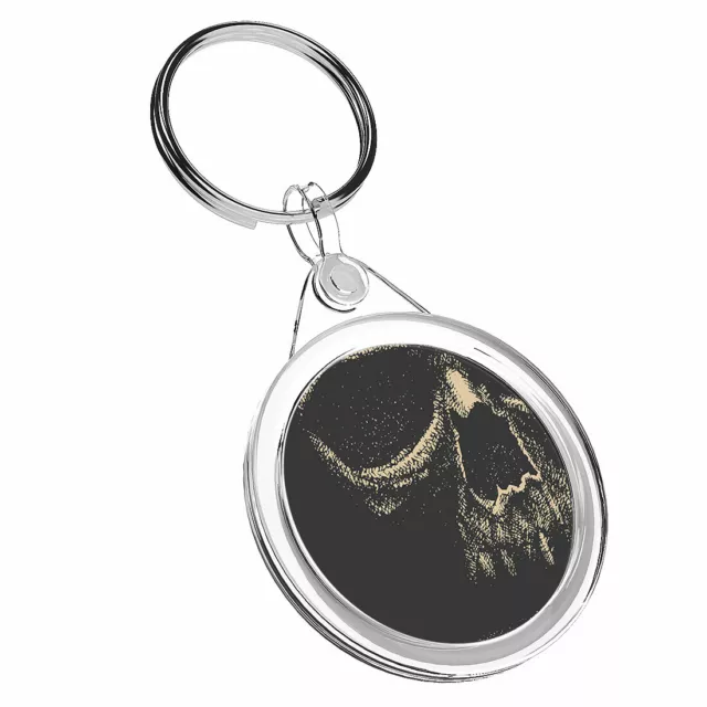 1 x Amazing Creepy Skulls Sketch - Keyring IR02 Dad Birthday Cool Gift #14211