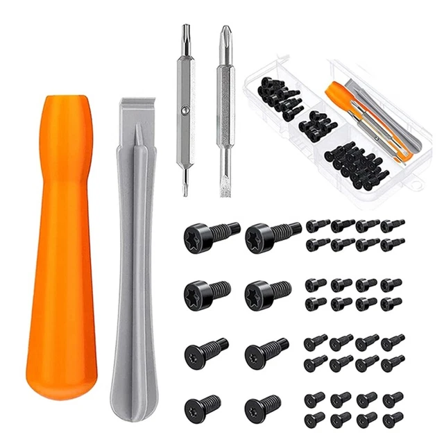 Kit Tournevis Et Vis Pour Sonnette Vidéo – Double Tête Torx T6/T15 – 40 Vis Incluses – Compatible Ring, Nest, Etc.