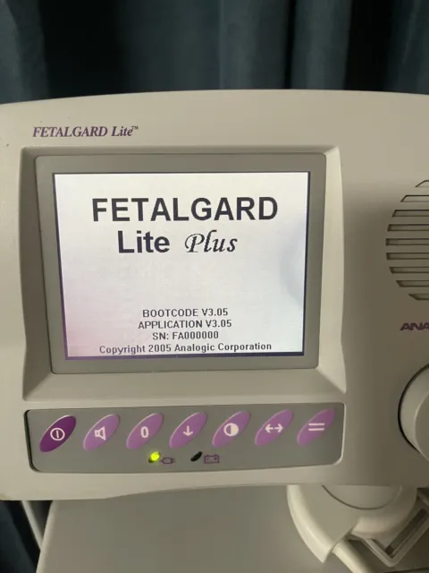 ANALOGIC FETALGARD LITE PLUS FETAL MONITOR/W Ultrasound TransducerUltrasound