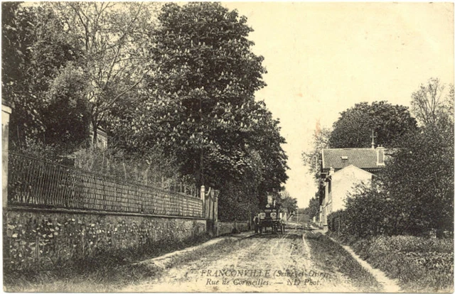 95/ CPA - Franconville - Rue de Cormeilles