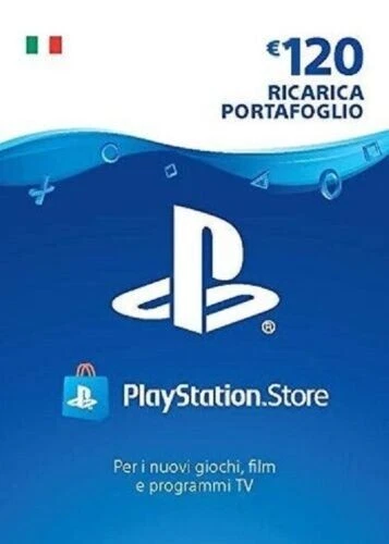 Gift card 120 EURO Playstation Network Store - codice per credito PSN - Italia