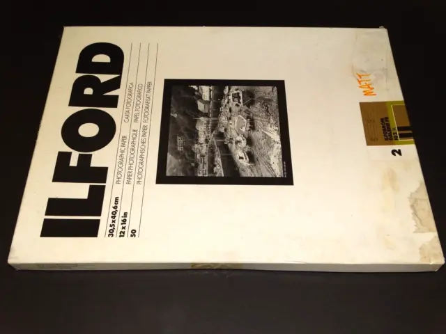 Papel Ilford Ilfobrom Galerie FB G2 (mate) 30,5x40,6 cm (12x16 pulgadas) - 50 hojas