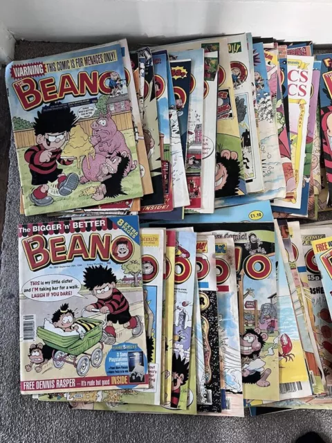 Beano Job Lot Comics - From 1996-2000 x 136 comics