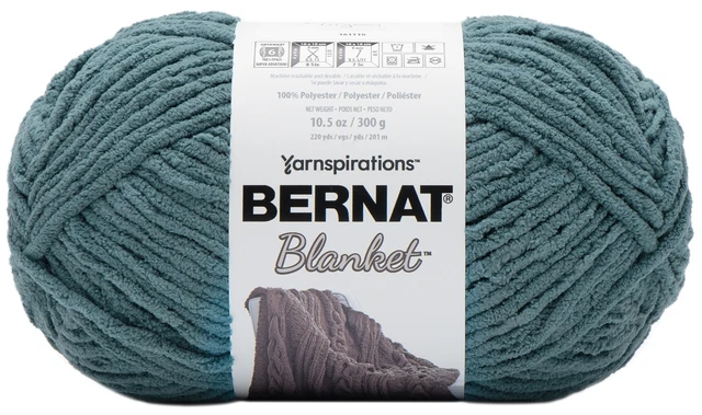 2 Pack Bernat Blanket Big Ball Yarn-Lagoon -161110-10896