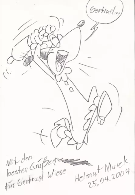Helmut Murek - Comic-Zeichner - Original-Zeichnung - original signiert
