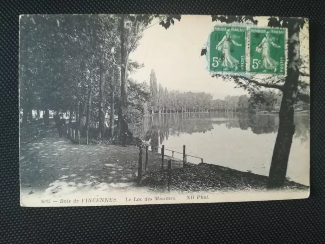 CPA 94 Bois de Vincennes - Le Lac des Minimes