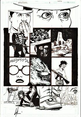 Howard Chaykin 2004 Challengers Of The Unknown Original Art-Rydell Starr!