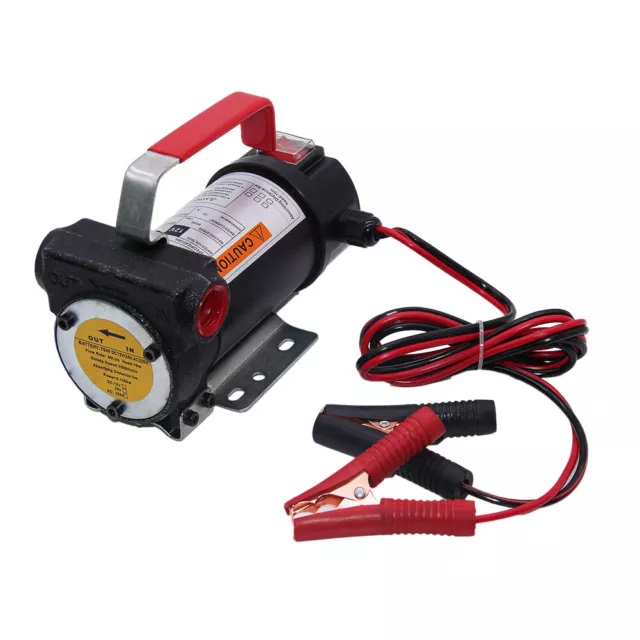 12V 175W 10 GPM Electric Diesel Pump Oil Fuel Transfer Extractor Pump + Filter