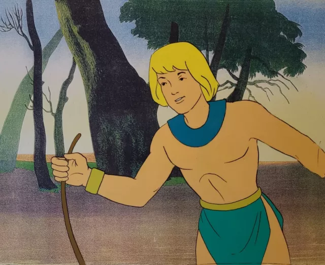 Hanna Barbera:The Herculoids: Dorno Original Production Cel + Matching Drawing