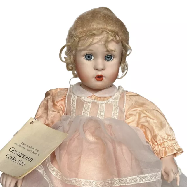 1988 Georgetown Collection “Teatime For Emma” Porcelain Doll by Brigitte Deval