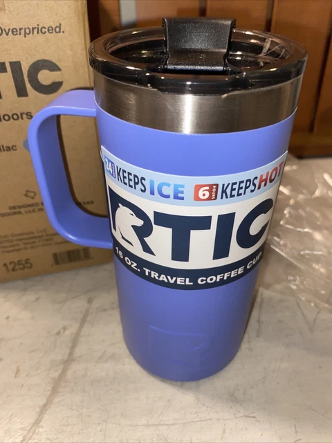 RTIC | 16 Oz Stainless Steel Travel Coffee Cup | Vacuum Insulated Tumbler Mug 2