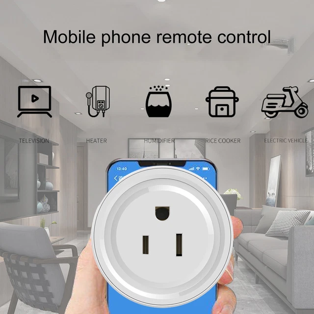 Enchufe inteligente estadísticas de electricidad ahorro de energía WiFi enchufe inteligente control remoto