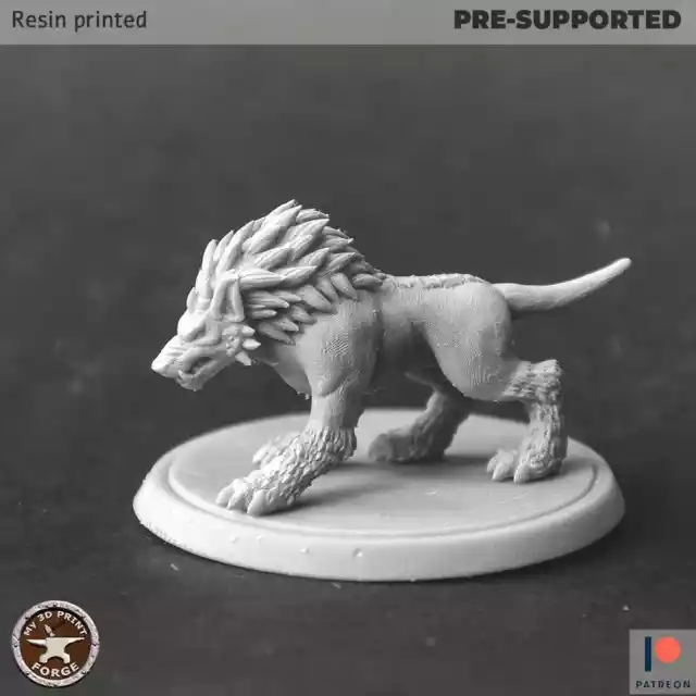 Ravager Hounds Miniatures Tabletop Dungeons and Dragons Wargaming Minis