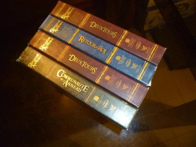 Lot De 4 Coffrets Dvd Le Seigneur Des Anneaux 16 Dvd Au Total