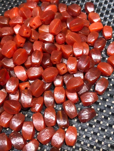 20 cuentas de ágata roja natural para hacer joyas 8*15 mm C002