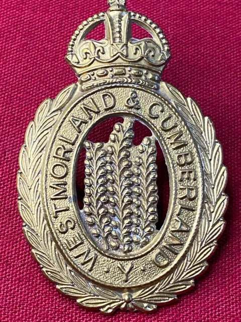 Genuine WW1 the Westmorland and Cumberland Yeomanry British Military Badge