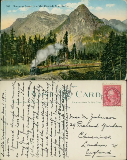 Scene at Summit Cascade Mountains 200 Railway Boughton Robbins co