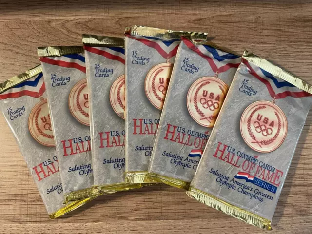 1991 Impel U.S. Olympic Hall of Fame Series Cards | Six Packs | Factory Sealed