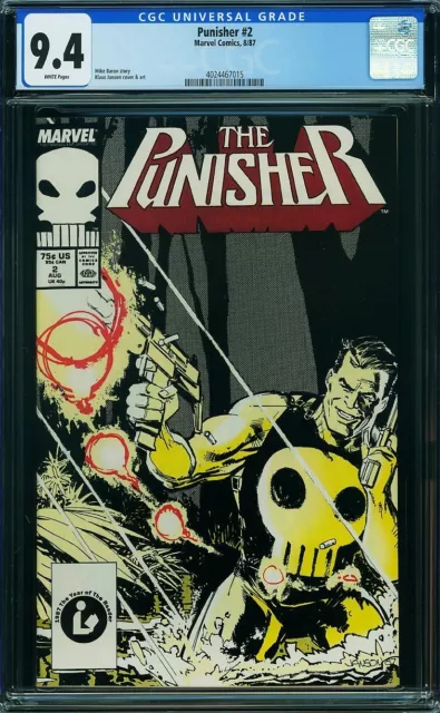 Punisher #2 (1987 2nd Series Marvel Comics) CGC 9.4 NM